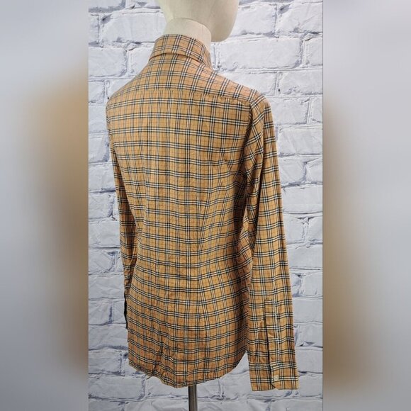 Burberry Women's LS Button Down Shirt Top Nova Check Size 4 US - Picture 7 of 16